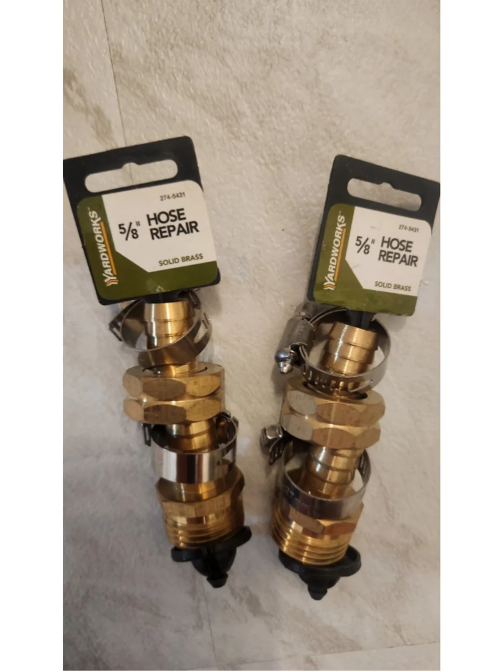 Lot Of Gilmour Solid Brass 5/8